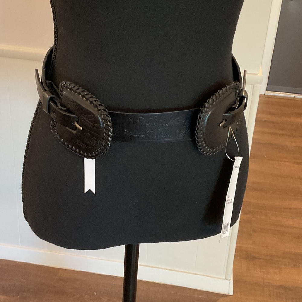 Ming Wang Black Decorative Women's Belt